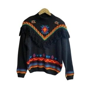 Vintage: In Charge Fringe Western Sweater